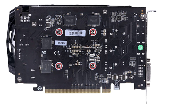 Placa de Vídeo PCYes Radeon RX 550 Dual Fan Graffiti Series